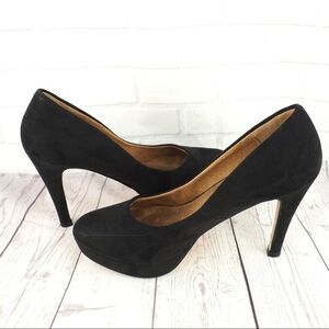 Maria Mare sz 40 black suede platform heels